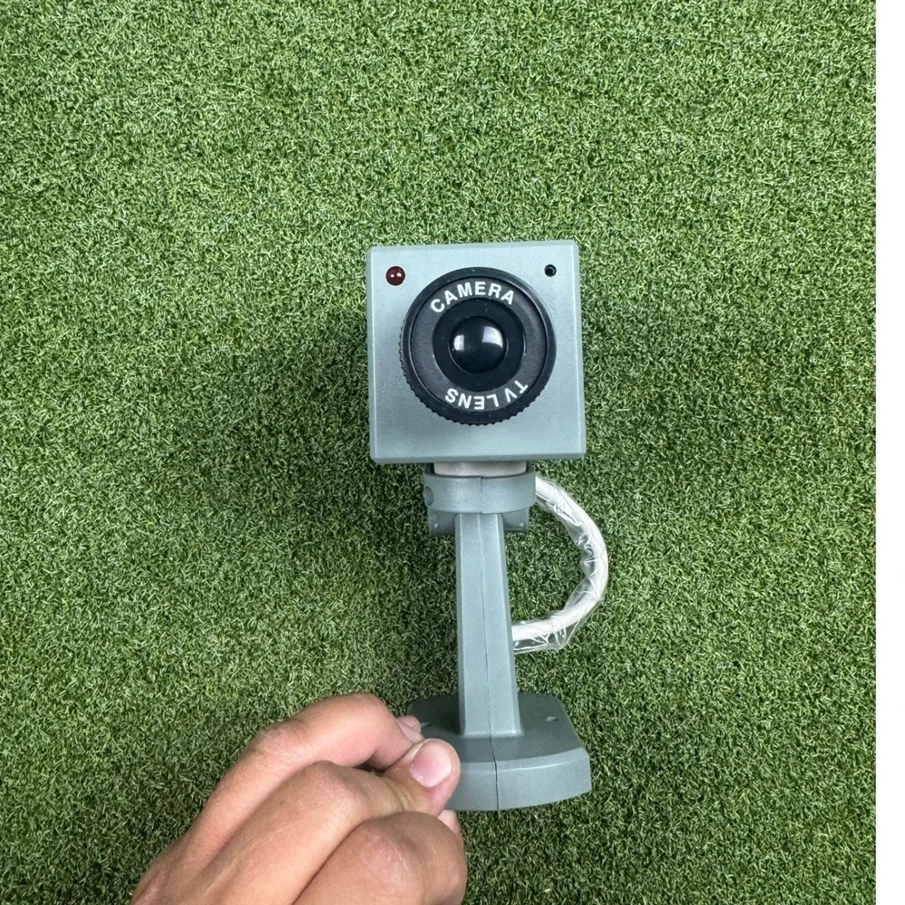 90's Vintage Imitation Security Camera Dummy Surveillance Flashing Oscillating